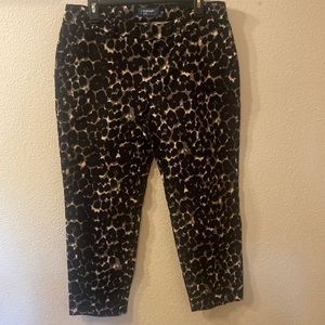 Old Navy Harper mid-rise animal print pants size 10